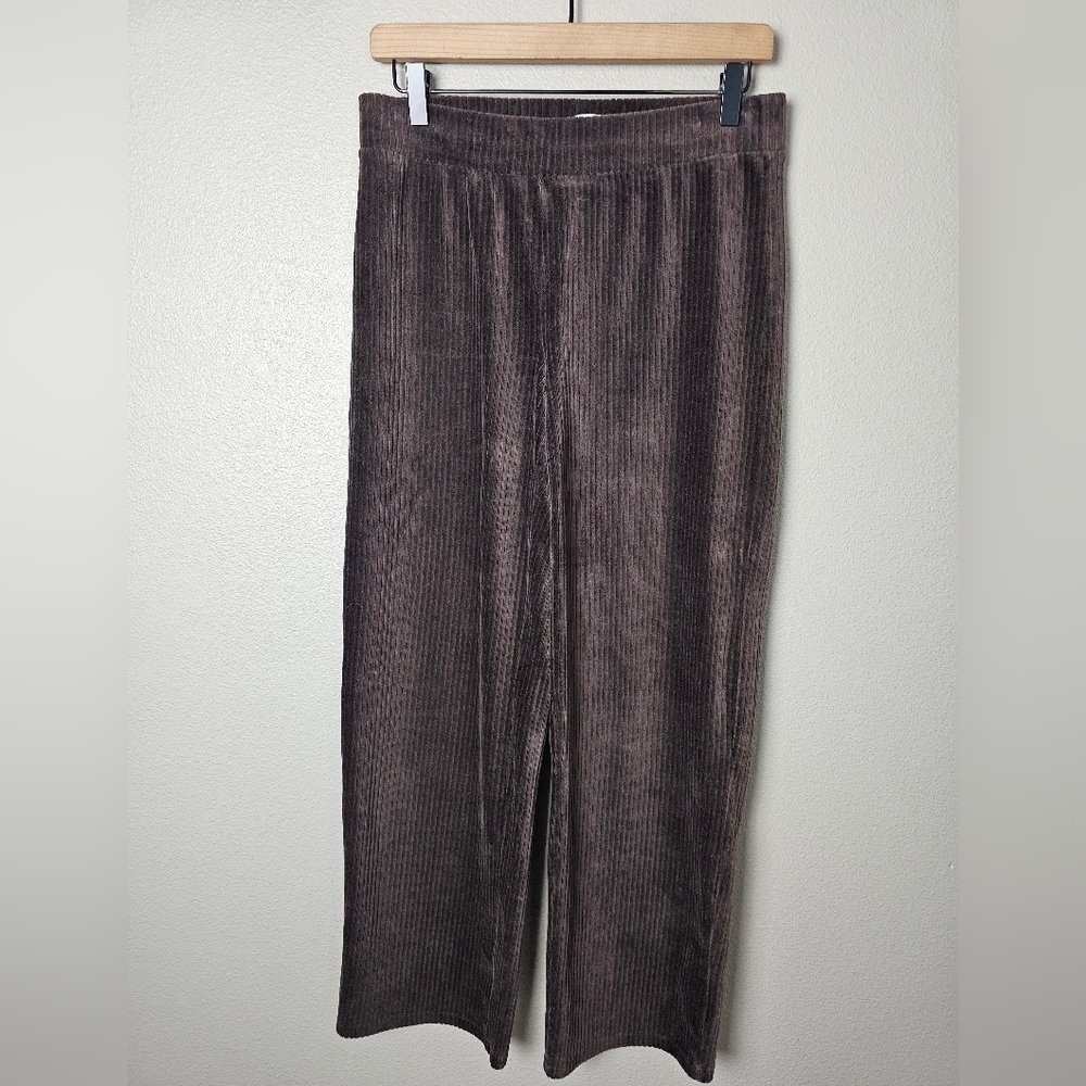 Sunday Best from Aritzia Rumer Ribbed Velour Wide Leg Pants